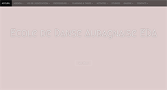 Desktop Screenshot of ecolededanseaubagne.fr